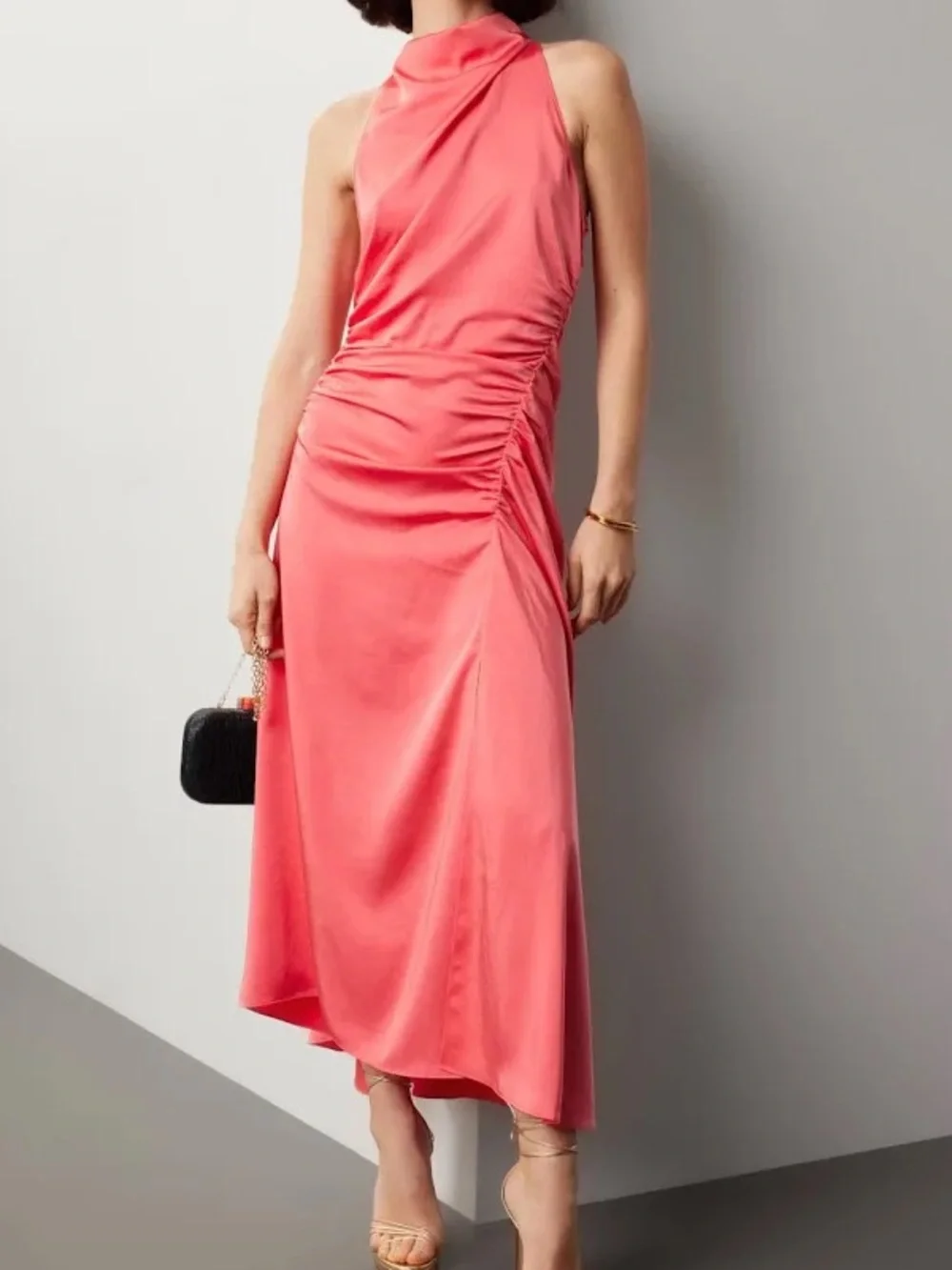 inez satin midi dress Inez Satin Midi Dress